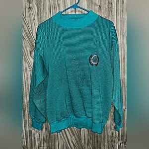 Vintage 1990 IOU striped sweatshirt in excellent condition. ##nostalgic Size M